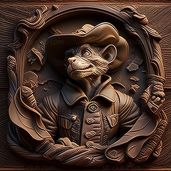 3D мадэль St Файвел Мышкевич из American Tail (STL)